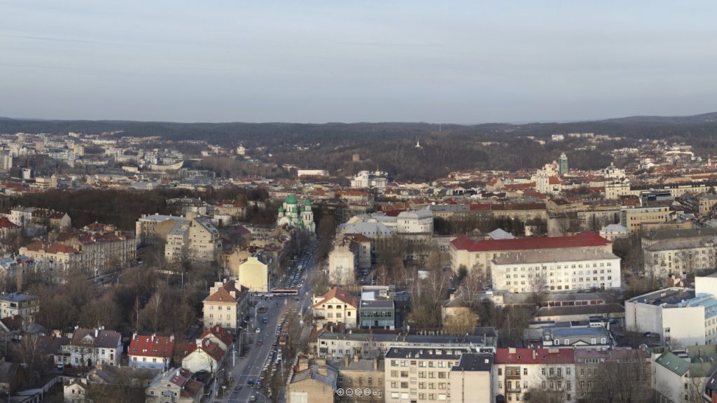 Vilniaus multi rezoliucinė virtualios realybės apžvalgos panorama
